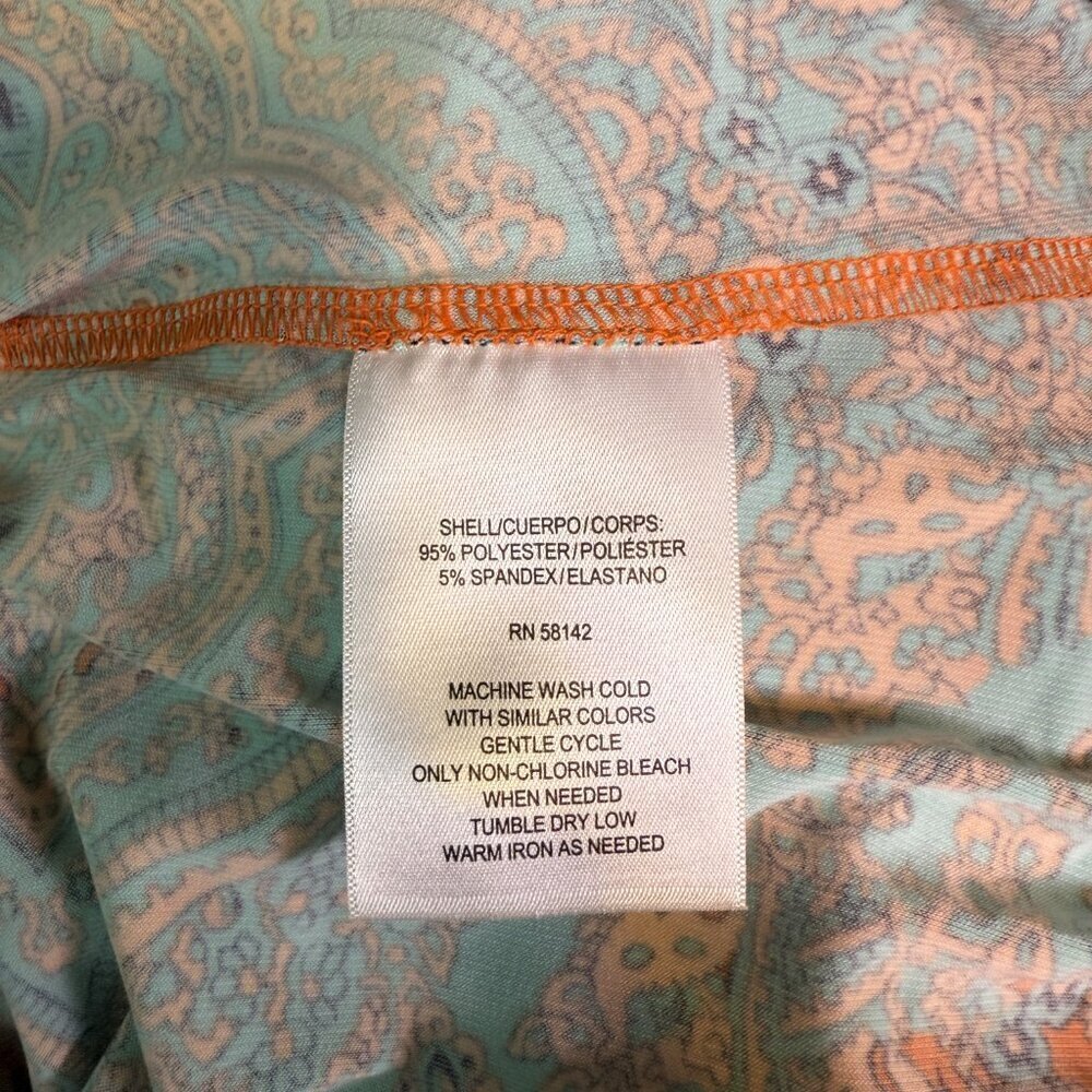 London Times Dress Womens Size 6 Multicolor Maxi Tank Boho Floral Print E435 - Picture 8 of 12